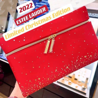 กระเป๋าเครื่องสำอางค์  Estée Lauder Limited Edition Christmas Collection 2022 แท้ 💯%