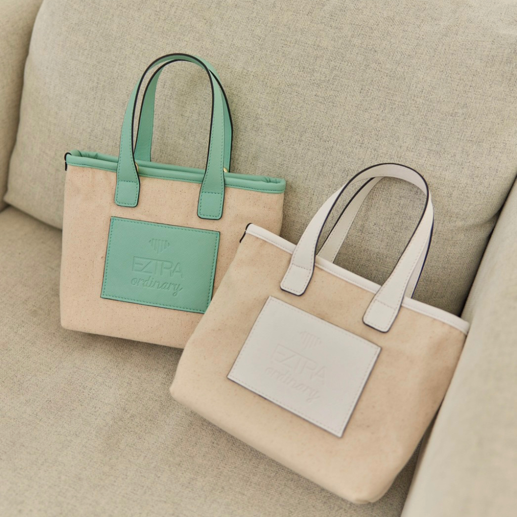 พร้อมส่ง-eztra-mini-daily-tote-กระเป๋าไปคาเฟ่-หรือเอาไปเป็นพรอพ-picnic-กับเพื่อน-เพิ่มความสนุกเเละสดใสให้กับการเเต่งตัว