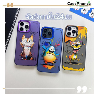 💚จัดส่งภายใน24ชม💚เคส for iPhone 11 14 Pro Max Case for iPhone 12 13 ป้องกันการตก การป้องกัน น่ารัก พื้นผิวกระจก การ์ตูน