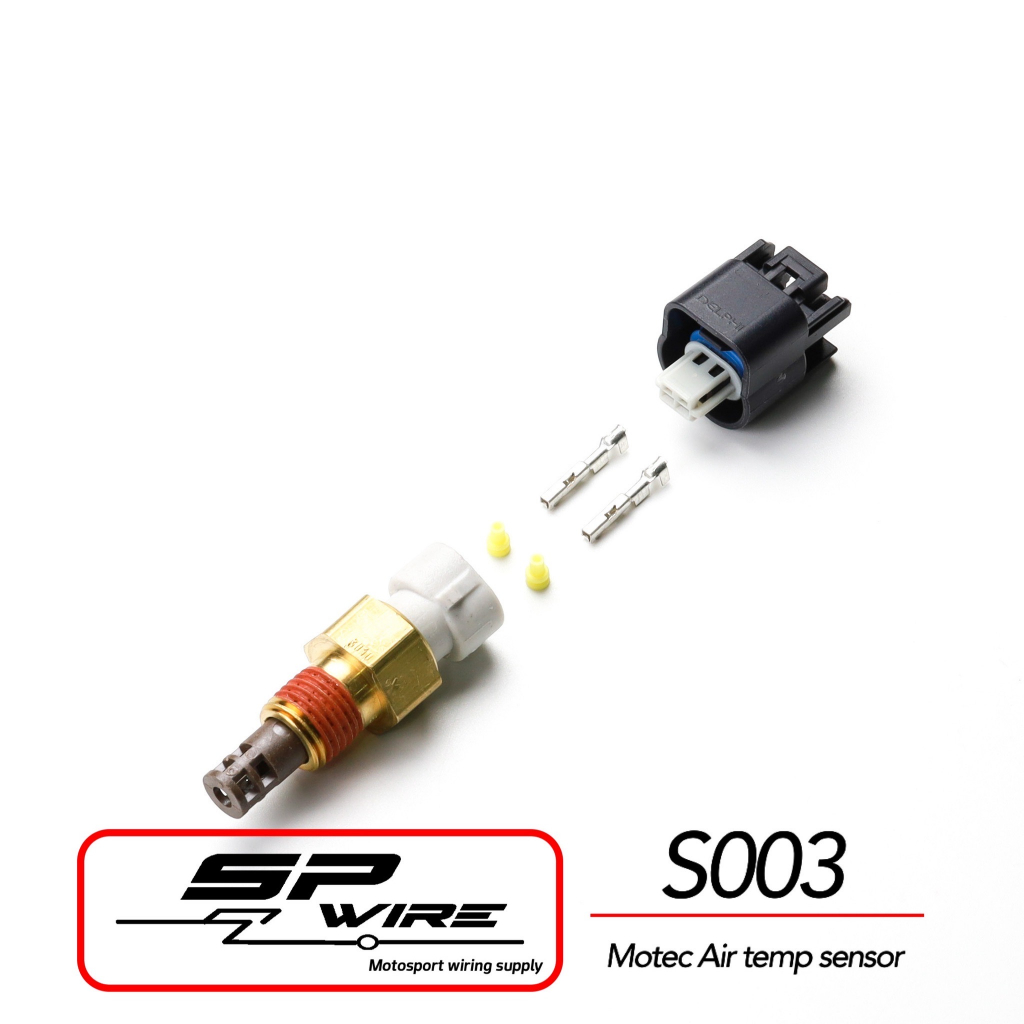 S003 Motec Air Temp sensor Set with connectorSpwire motorsportwiring