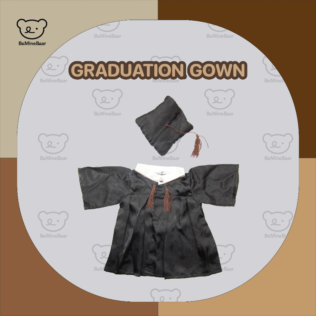 graduation-gown-ชุดครุยตุ๊กตา-หมวก