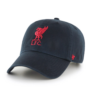 47 Brand หมวกแก๊ป รุ่น LIVER BIRD LOGO LIVERPOOL FC ’47 CLEAN UP BLACK RED