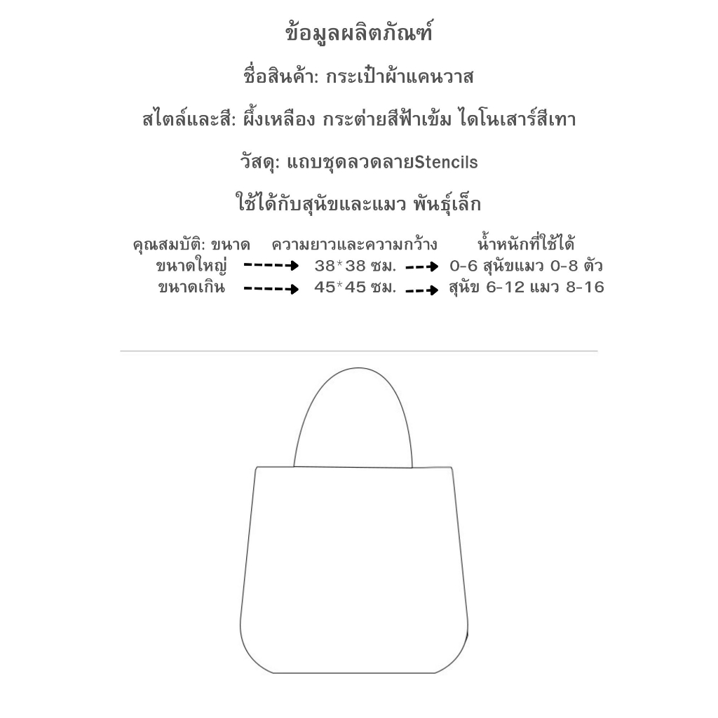 กระเป๋าถือสัตว์เลี้ยง-กระเป๋าใส่สัตว์เลี้ยงแคนวาส-แบบพกพาระบายอากาศได้-สำหรับสัตว์เลี้ยงเดินทางออกไปข้างนอก-กระเป๋าแมว