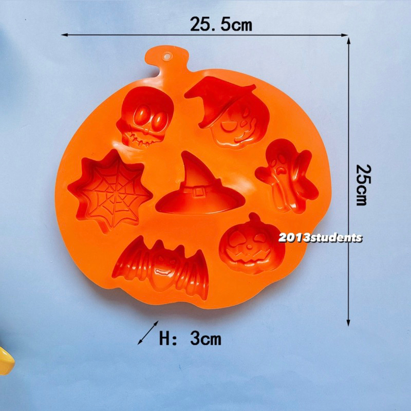 แม่พิมพ์ฮาโลวีน-แม่พิมพ์ซิลิโคน-แม่พิมพ์ฟักทอง-ทำอาหาร-ได้-เอามาปั้นเล่นได้