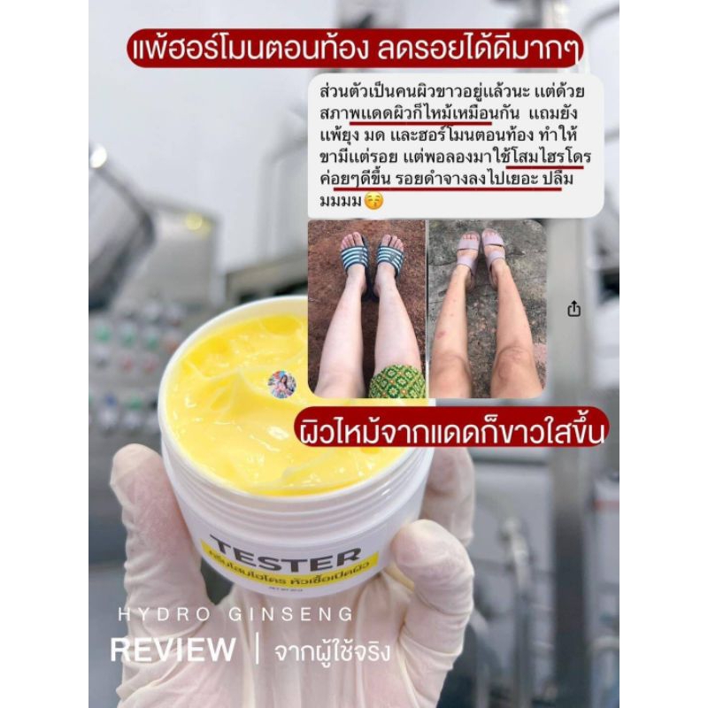 โสมไฮโดร-ginseng-hydro-cream-หัวเชื้อเปิดผิวขาว-ครีมโสมตัวขาว-โสมตัวดังใน-tiktok