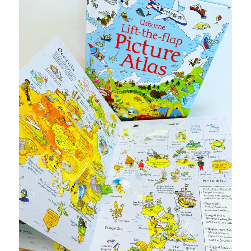 usborne-picture-atlas-หนังสือภาพlift-the-flap