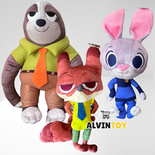 ตุ๊กตา zootopia ซูโทเปีย Nick Wilde นิคไวลด์ Judy hopp จูดี้ ฮอบส์ ตุ๊กตาสล็อธแฟลช สินค้าลิขสิทธิ์แท้ น่ารัก น่ากอด