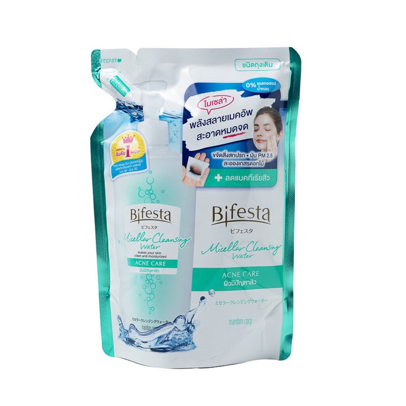 bifesta-cleansing-lotion-acne-care-แบบขวด-400ml-แบบถุงเติม-360ml