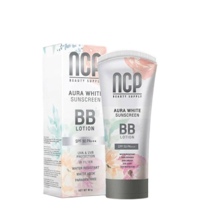 NCP Aura White Sunscreen BB Lotion SPF50 PA+++ 80 ml. | Shopee Thailand