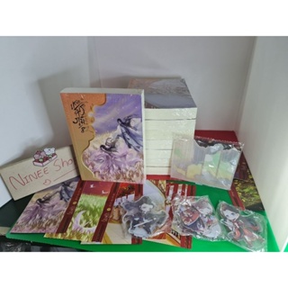 (2 box+ในซีล 8เล่ม +ฉากสแตนดี้+พรีเมียม)  Boxset เหนือสมรภูมิ เล่ม1-8(จบ) มือ1+กล่อง + ฉากแอบมองฯ +สแตนดี้+โปสฯ+ที่คั่น