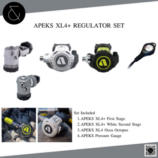 APEKS - เร็คกูเลเตอร์ Apeks XL4+ Regulator Set