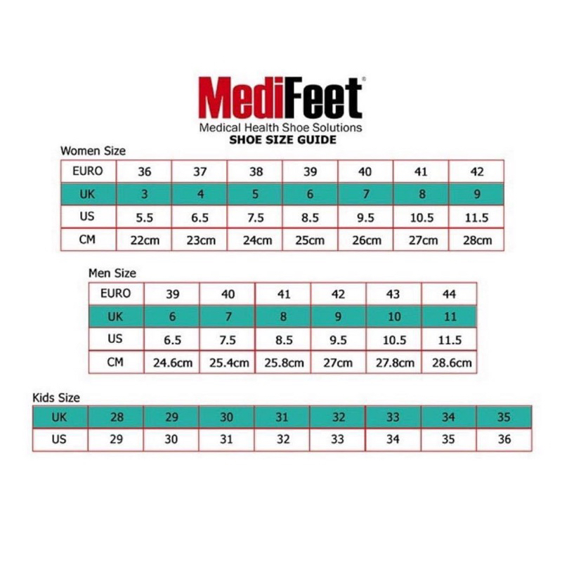 รองเท้าเพื่อสุขภาพmedifeetเบอร์7