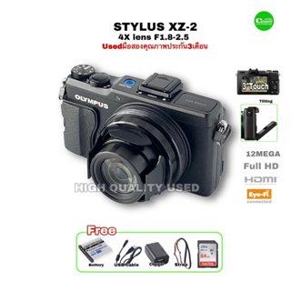 OLYMPUS STYLUS XZ-2 12MP Digital Camera Full HD movie กล้องคอมแพค ไฮเอนด์ 3” LCD Tilting Touch Bright Aperture F1.8-2.5