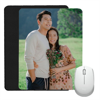 แผ่นรองเมาส์ Mouse Pad แผ่นรองเมาส์พิมพ์ลาย ซีรีส์เกาหลี ปักหมุดรักฉุกเฉิน Crash landing on you ฮยอนบิน ซนเยจิน Hyun Bin