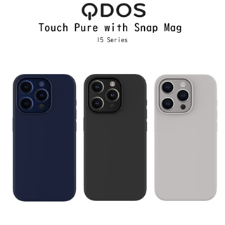 Qdos Touch Pure with Snap Mag เคสกันกระแทกMagเกรดพรีเมี่ยม เคสสำหรับ iP15/15Plus/15Pro/15Promax(ของแท้100%)