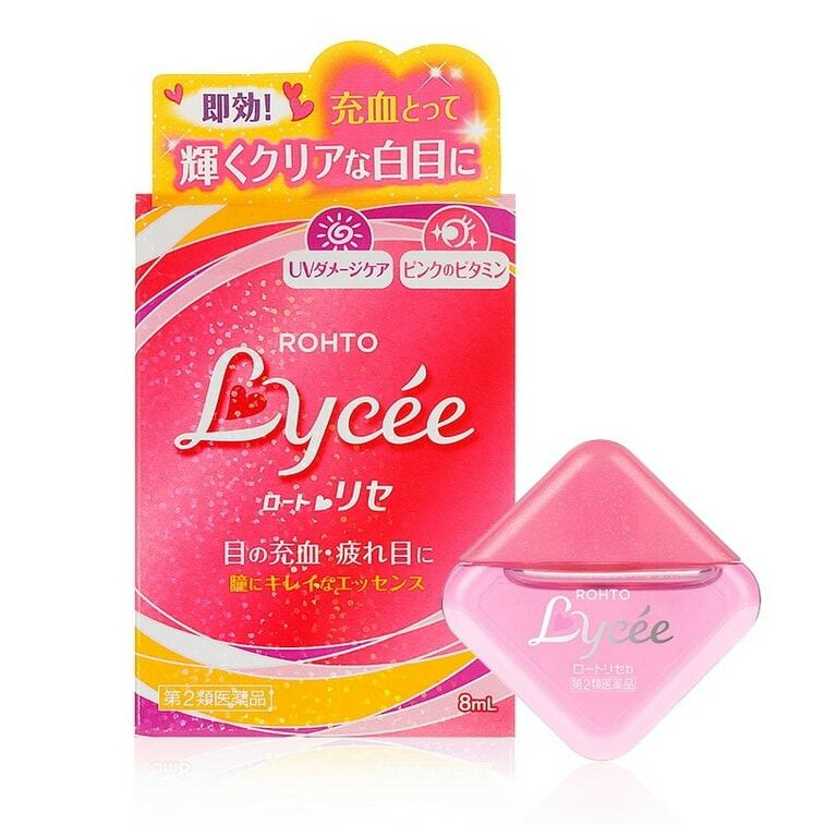 Rohto Lycee Eye Drops ขนาด 8 ml น้ำยาหยอดตา for Contact Lens / non