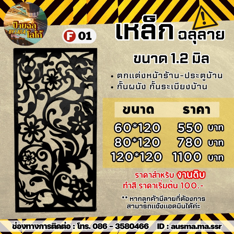 ป้ายกำแพง-เหล็กฉลุลาย-หนา-1-2-มิล