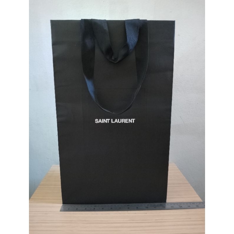 ถุงกระดาษแบรนด์เนมแท้-saint-laurent-chanel-marc-jacobs-จาก-shop