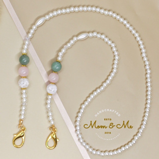 ภาพขนาดย่อสินค้าMomandme.accessory  ดึงดูดเงินทอง หินมงคล สายคล้อง แมส/แว่น/หูฟัง สายคล้องแว่น ลูกปัด มุก สายคล้องหน้ากากอนามัย ไฮโซ