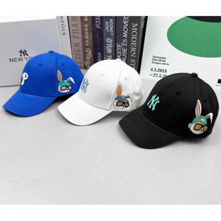 MLB (พร้อมส่ง) หมวกเเก็ป หมวกเเฟชั่นสไตย์เกาหลีสำหรับผู้หญิงปู้ชาย ของแท้💯%