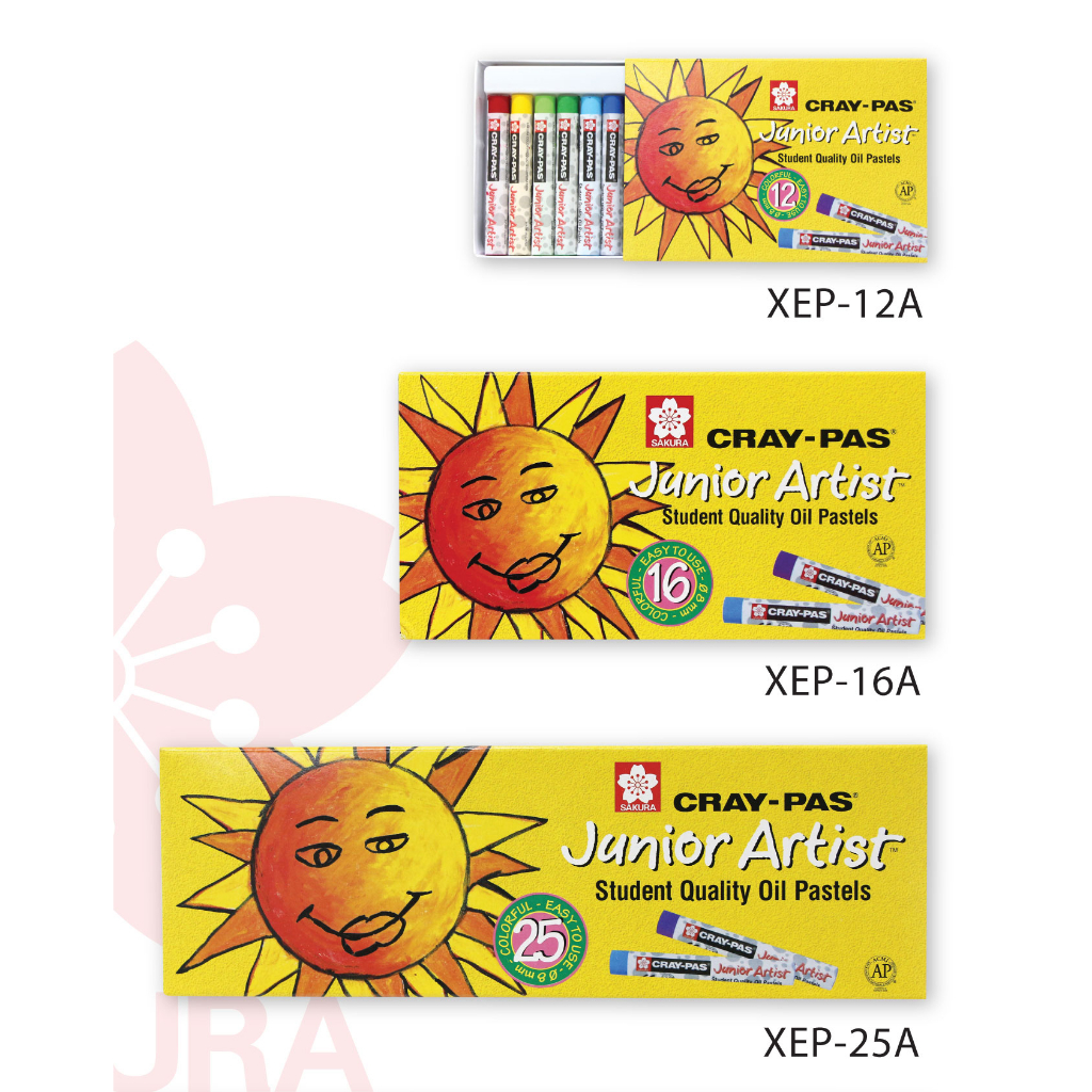 สีชอล์คซากุระ JUNIOR ARTIST SAKURA XEP 12 สี , 16 สี , 25 สี Shopee