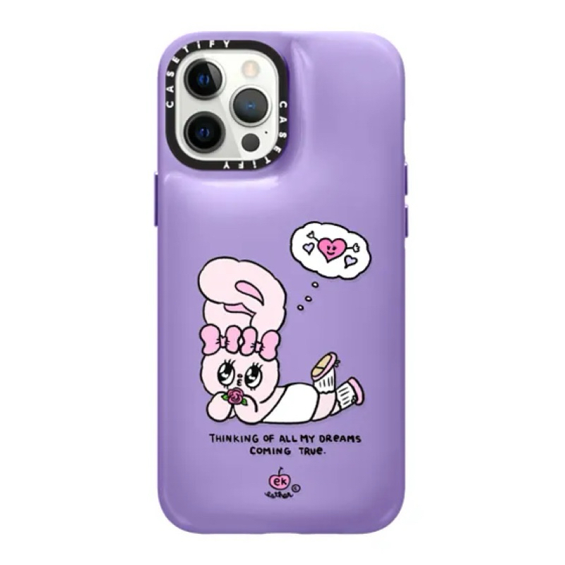 (พร้อมส่ง) 12ProMax Casetify Esther Bunny Dreams Come True Puff Case