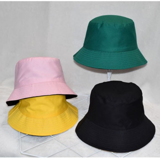 YLWหมวกบัคเก็ตปีกรอบใส่สบาย พกพาสะดวกใส่ได้2ด้าน   พร้อมส่งด่วนจากไทย D67