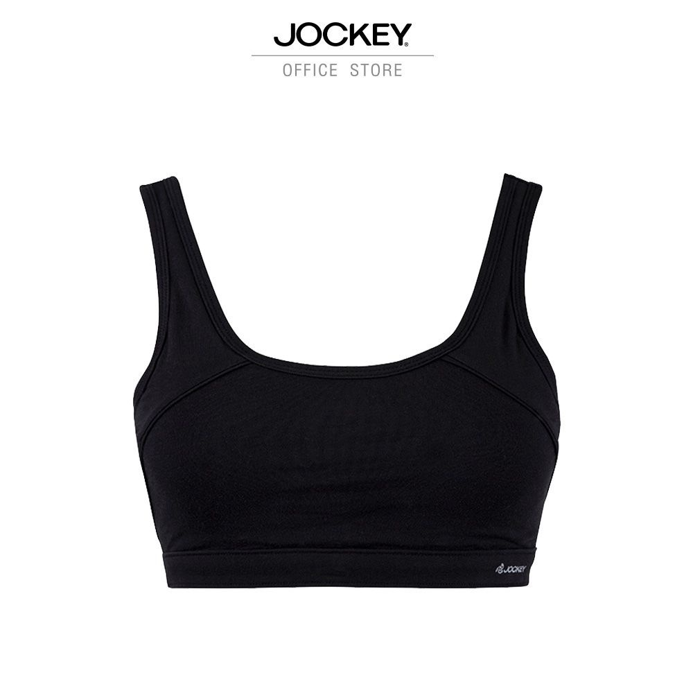 ชุดชั้นในหญิง JOCKEY FOR HER SPROT BRA รุ่น KH BRR1580601 สีดำ บรา