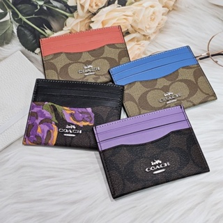 ✔ของแท้ 100% พร้อมส่ง ∞ กระเป๋าใส่บัตร Coach Card Case