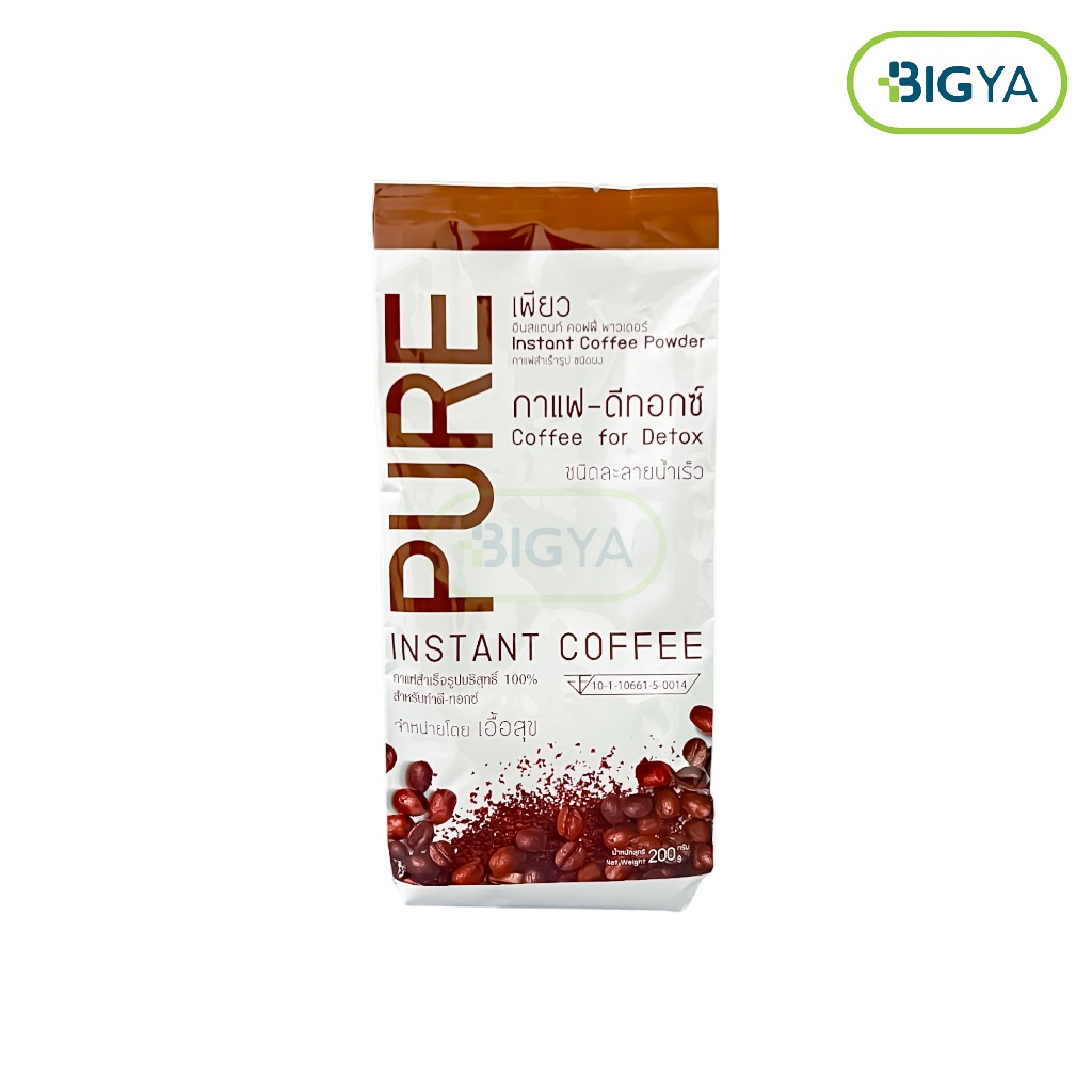 Pure Instant Coffee Powder อินสแตนท์ คอฟฟี่ พาวเดอร์ กาแฟสำเร็จรูป ชนิด ...