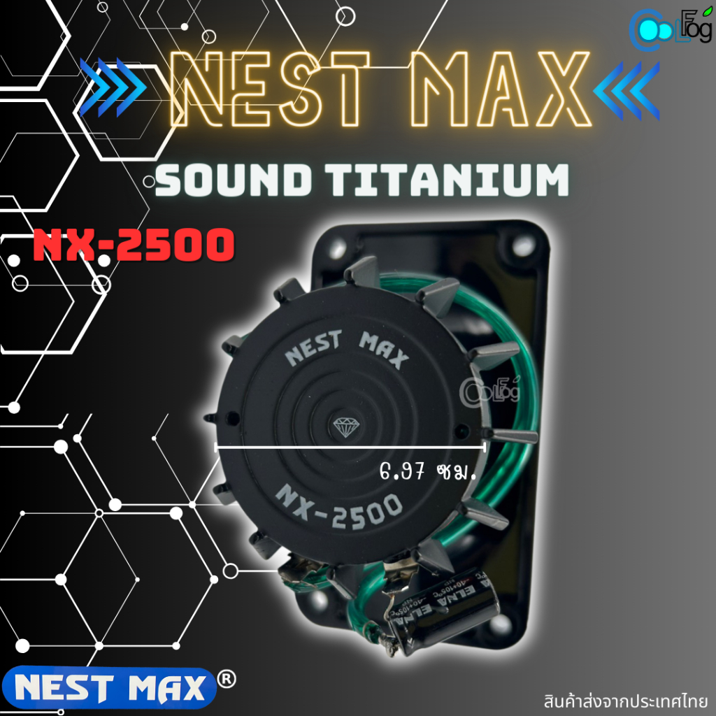 ลำโพงบ้านนกแอ่น-ลำโพงเสียงนอก-นำ-เสีนงดึง-รุ่น-nest-max-nx-2500-เสียงใสเป็นธรรมชาติ-1ชิ้น-5ชิ้น