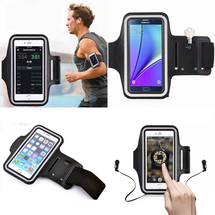 ปลอกแขนใส่มือถือ-สายรัดแขนเก็บมือถือใส่ออกกำลังกาย-sport-armband-running-case-waterproof-คละสี