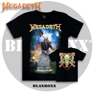 Blaxroxx เสื้อวง ลิขสิทธิ์แท้ Megadeth (MGD001-SUPERSOFT) ผ้า Supersoft cotton