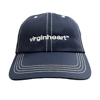 VGH VIRGINHEART LOGO WHITE TRIM CAP