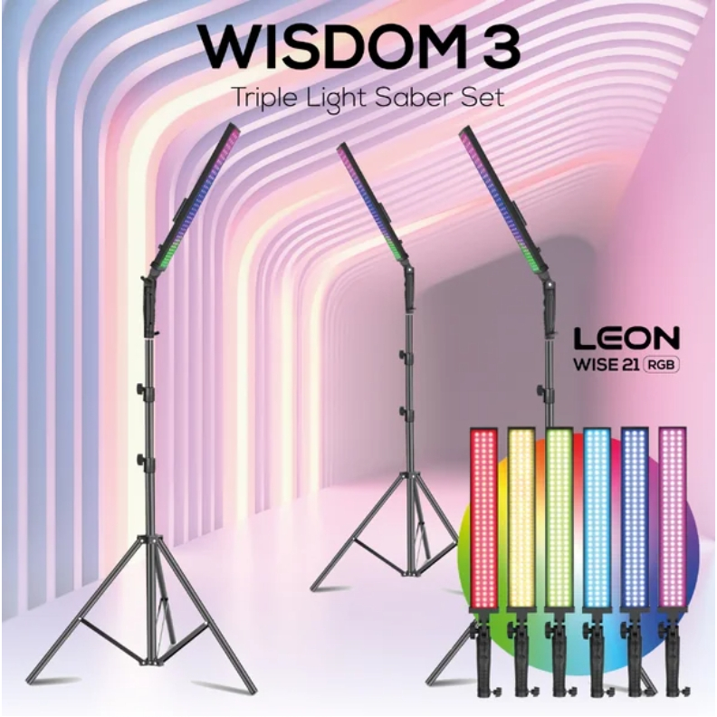 LEON WISE 21 RGB ไฟ LED ปรับแสงเปลี่ยนสีได้ 360 สี กำลังไฟ 21 วัตต์ แถม ...