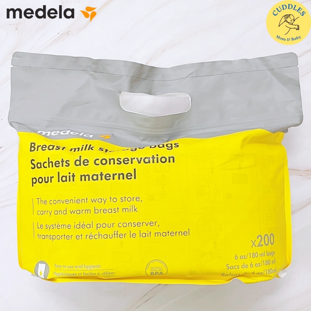 (Medela) Breastmilk Storage Bags 180 ml ถุงเก็บน้ำนมแม่ ถุงสต๊อคน้ำนม ...