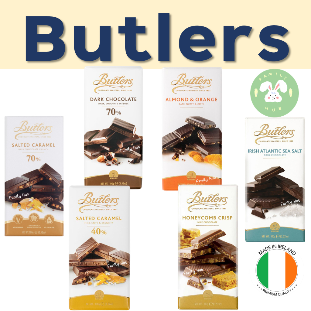 Butlers Milk Chocolate Honeycomb Crisp 100g./Dark Chocolate/ Dark ...
