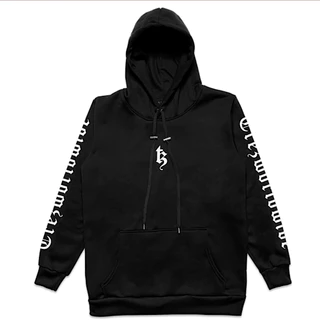 TZ BE TREZ HOODIE - BLACK (GLOW IN THE DARK - YELLOW)