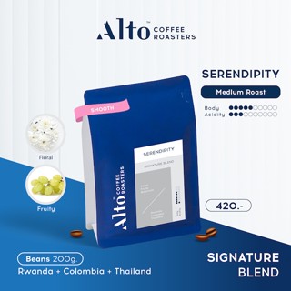 Alto Coffee เมล็ดกาแฟคั่ว Serendipity Blend (200 g.)