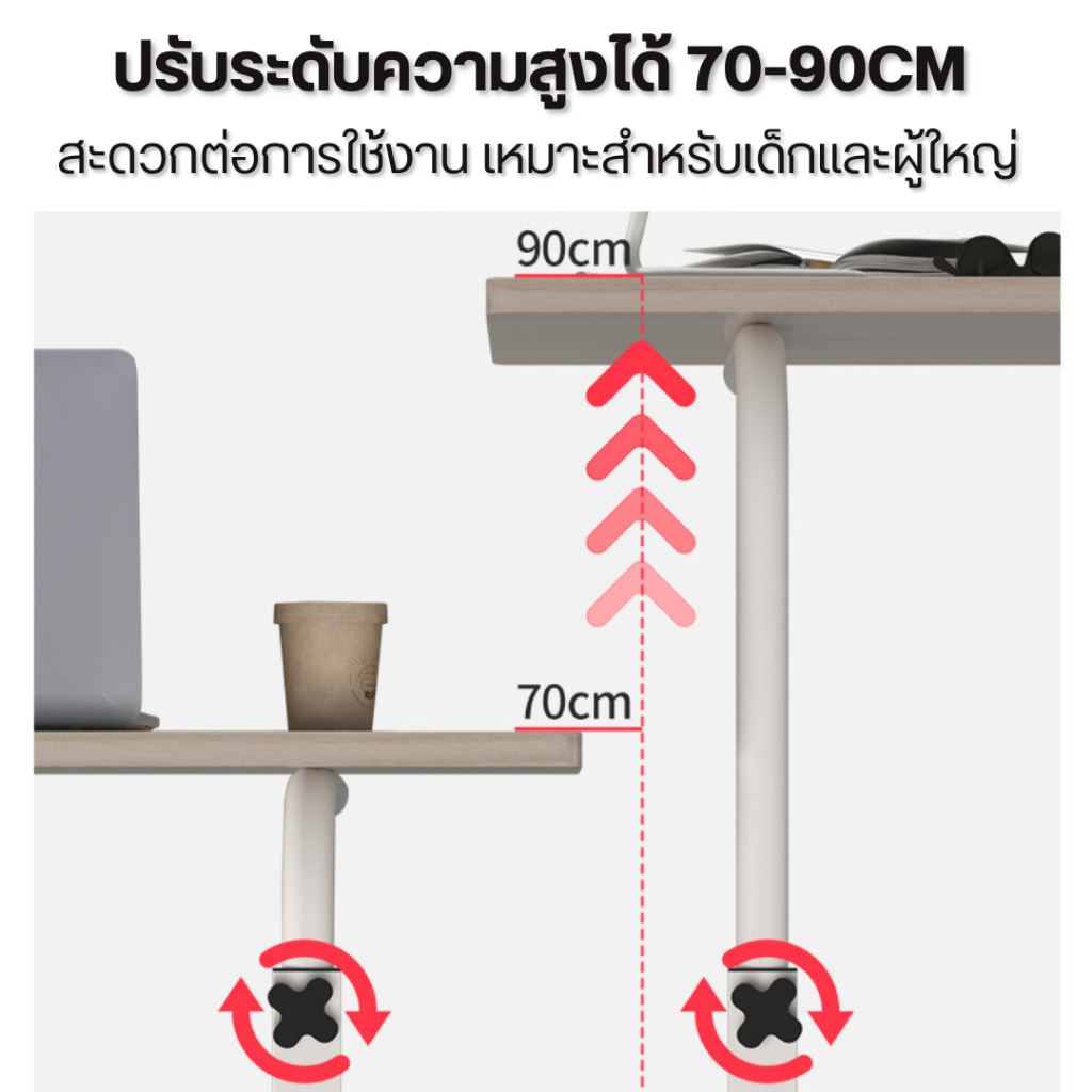 โต๊ะปรับระดับ-โต๊ะคอมพิวเตอร์-ง่ายต่อการติดตั้ง-กันน้ำและทนทาน