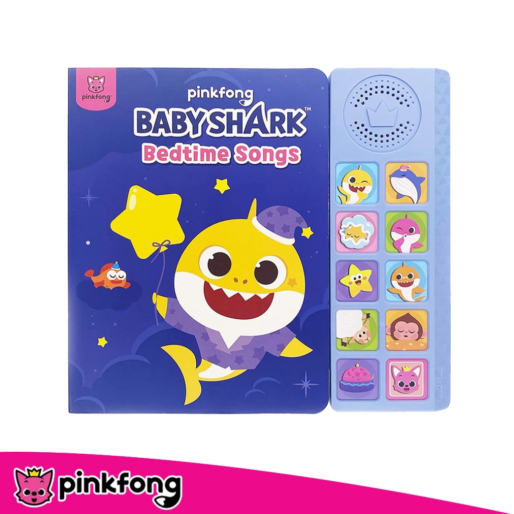 baby-shark-bedtime-songs-sound-book-pinkfong-baby-shark-หนังสือพร้อมปุ่มกดฟังเสียง-10ปุ่ม-หนังสือเพลงภาษาอังกฤษ