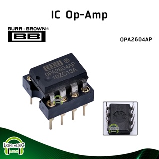 [🔥พร้อมส่ง🔥] IC OP-AMP OPA2604AP แท้ + Socket ผลิตที่ Korea เป็น Dual ออปแอม ออปแอมป์