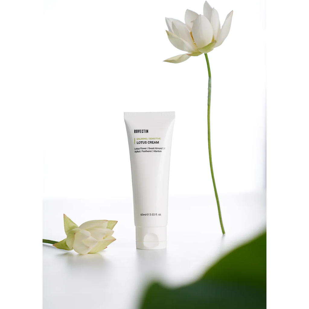 สินค้าของแท้100-พร้อมส่ง-rovectin-clean-lotus-water-cream-60ml