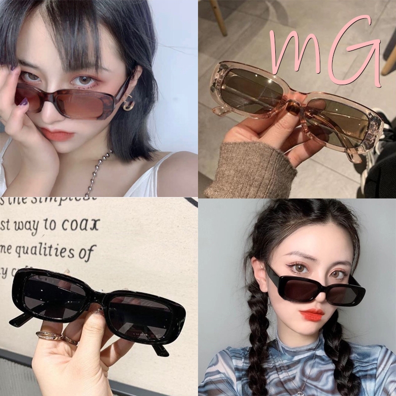 [ส่งจากกทม] My Girl แว่นแฟชั่น แว่นตากันแดด hip-hop เรโทร เครื่องประดับแฟชั่น ป้องกันแสงแดด Unisex