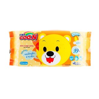 GOO.N BABY WIPE EXTRA LARGE PURE WATER (66แผ่น) กูนน์ เบบี้ ไวพส์ เอ็กส์ตร้า ลาร์จ เพียว วอเตอร์ ทิชชูเปียก