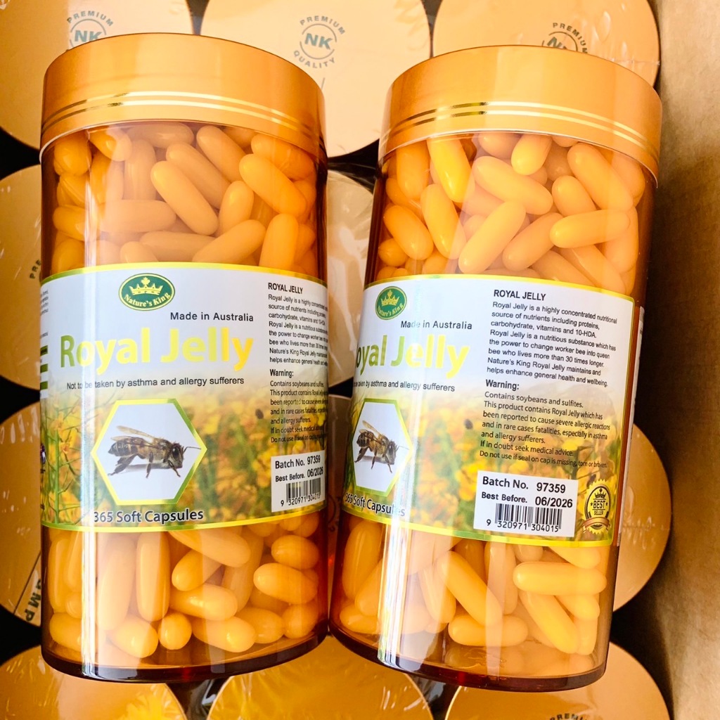 นมผึ้ง-365เม็ด-ของใหม่ของแท้-natures-king-royal-jelly-1000mg