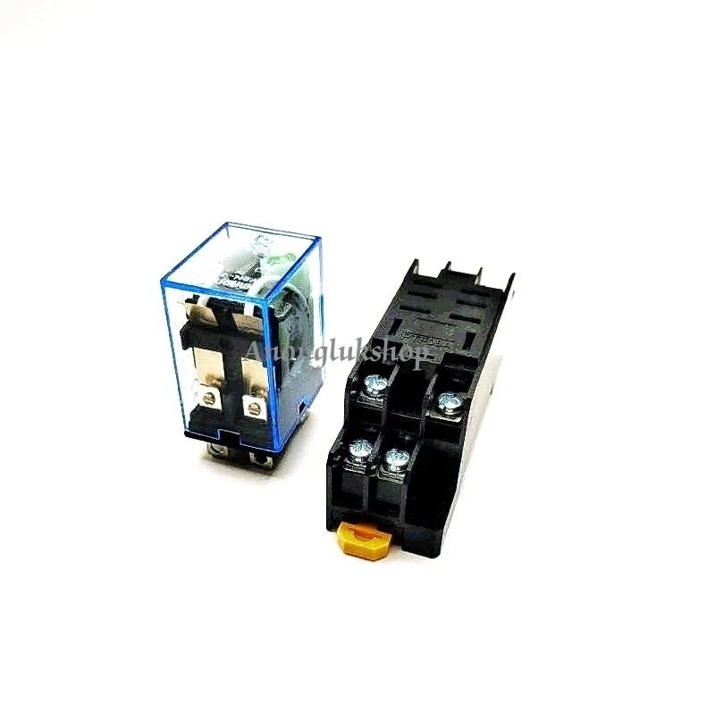 1ชุด 👉👉 รีเลย์พร้อมฐาน LY2N-J 12VDC 12VAC 24VDC 24VAC 110VAC 220VAC ...
