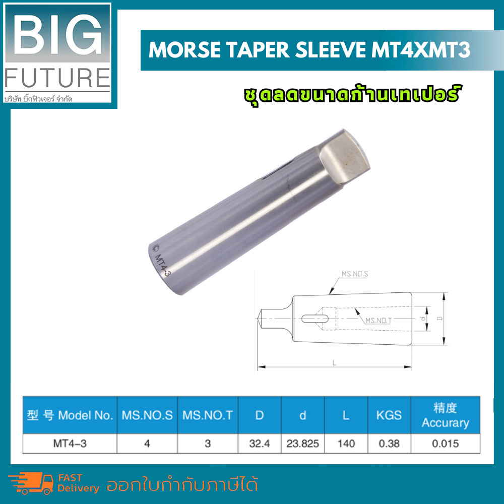 morse-taper-sleeve-ลดขนาดก้านเทเปอร์-mt2-mt4-mt3-mt4-งานกลึง-งานมิลลิ่ง-เครื่องมือช่าง-อุปกรณ์ช่าง-bigfuture