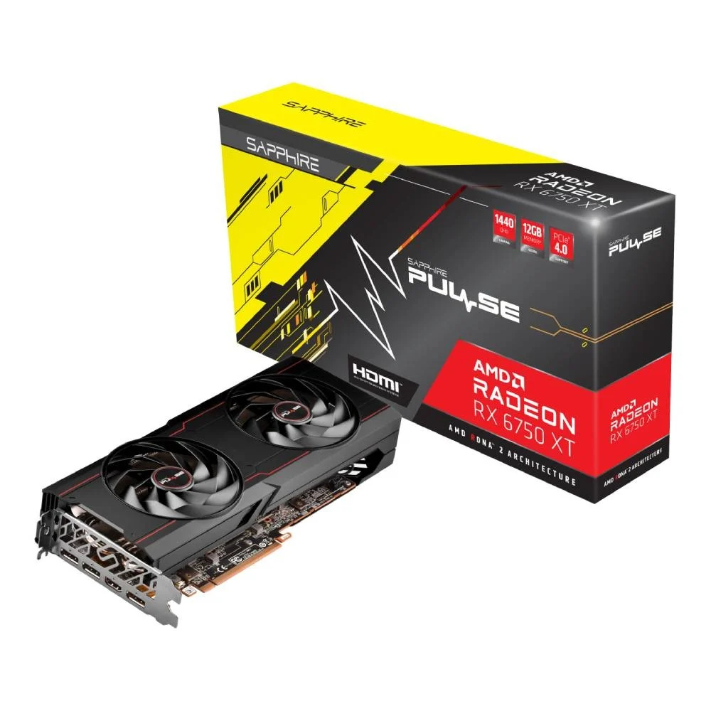 Sapphire Pulse AMD Radeon RX 6400 4GB GDDR6 Gaming OC - Carte Graphique LP
