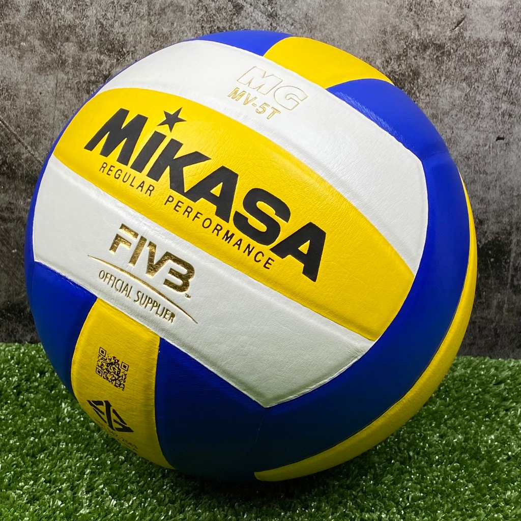 ลูกวอลเลย์บอล-วอลเลย์บอล-หนัง-pu-mikasa-รุ่น-mv-5t